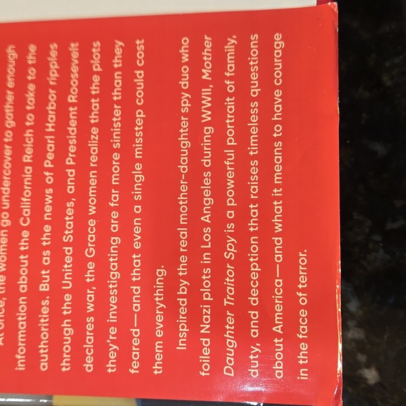 Mother Daughter Traitor Spy Hardcover- Historical Fiction - Picture 5 of 6